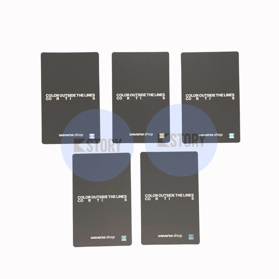 [Photocard 2372-2376] CORTIS - COLOR OUTSIDE THE LINES 1ST EP ALBUM: Weverse POB