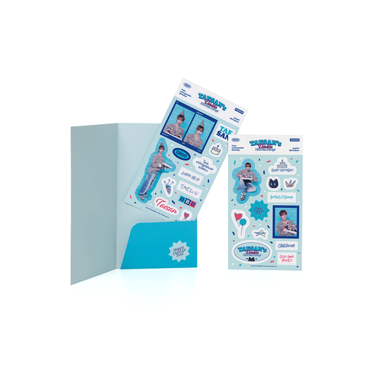 BOYNEXTDOOR TAESAN - TAESAN'S DOUBLE THE FUN PARTY OFFICIAL MD PHOTO STICKER SET