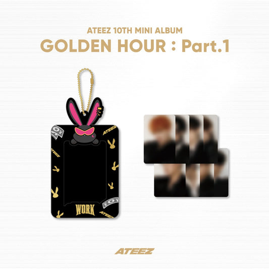 [Pre-Order] ATEEZ - GOLDEN HOUR : PART.1 OFFICIAL MD PHOTO CARD HOLDER SET