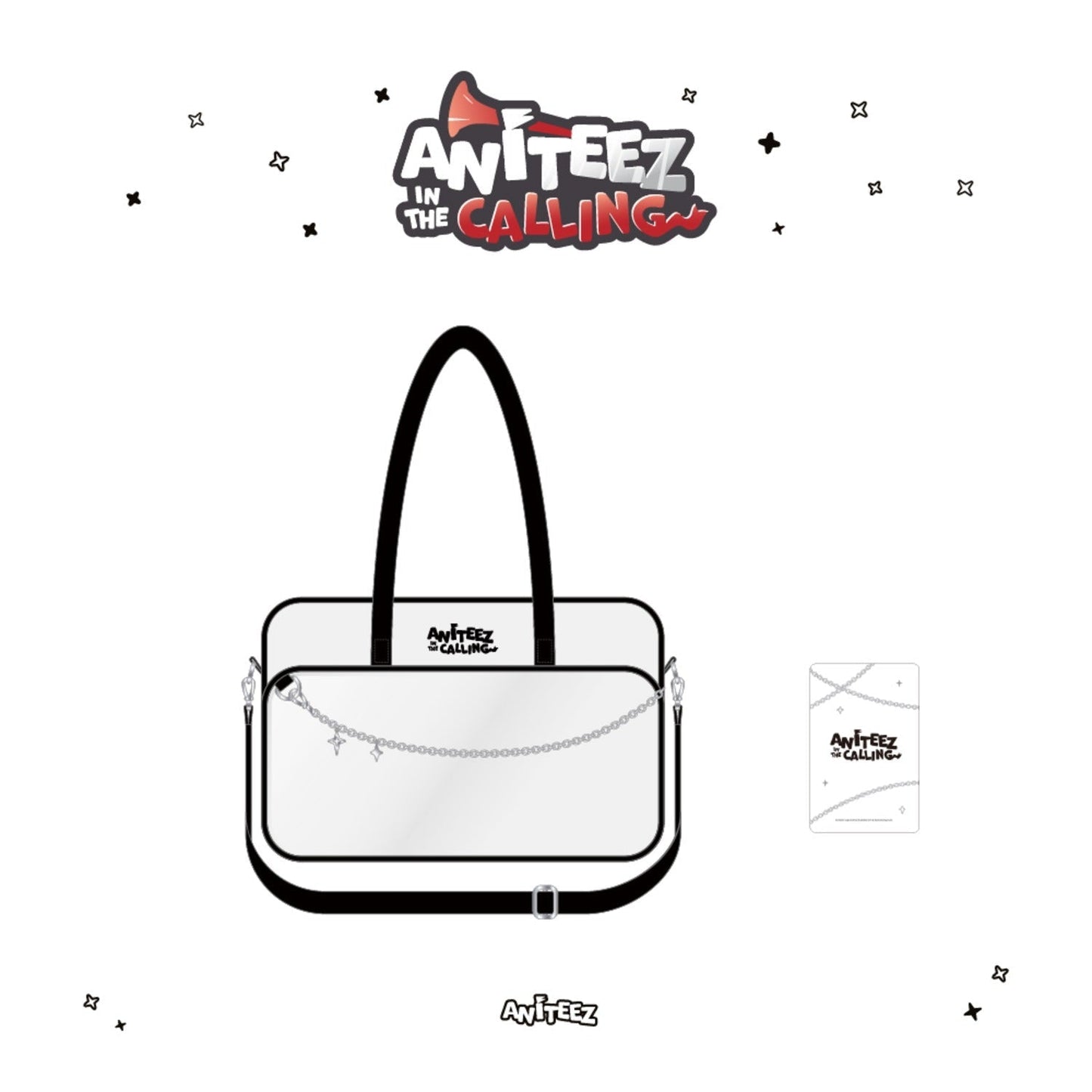 [Pre-Order] ATEEZ - ANITEEZ IN THE CALLING POP UP OFFICIAL MD PVC POCKET SHOULDER BAG