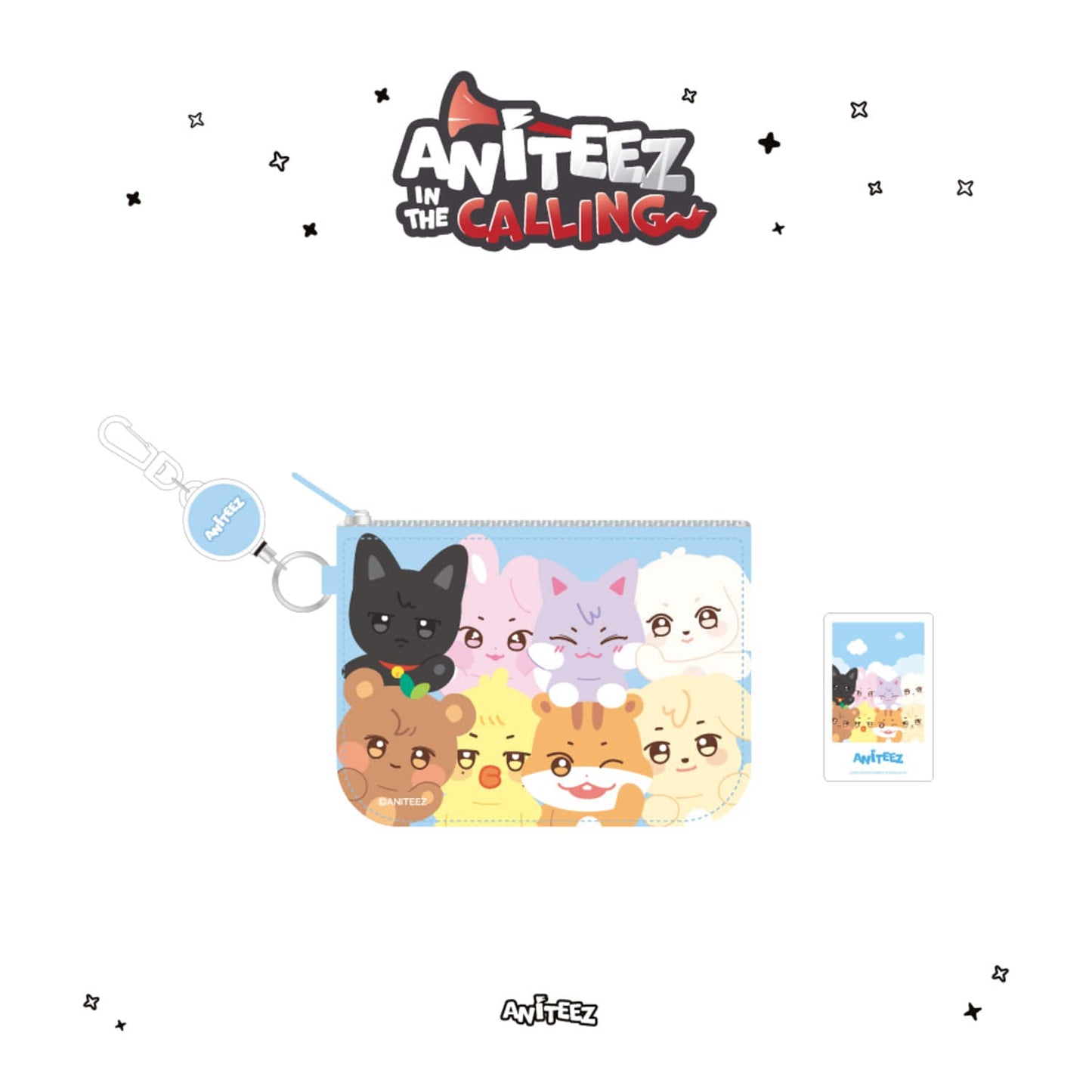 [Pre-Order] ATEEZ - ANITEEZ IN THE CALLING POP UP OFFICIAL MD REEL PASS CASE