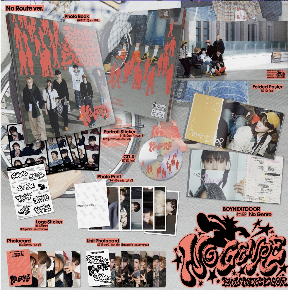 BOYNEXTDOOR - NO GENRE 4TH EP ALBUM STANDARD