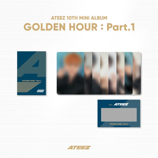 [Pre-Order] ATEEZ - GOLDEN HOUR : PART.1 OFFICIAL MD PHOTO & SCRATCH CARD A SET