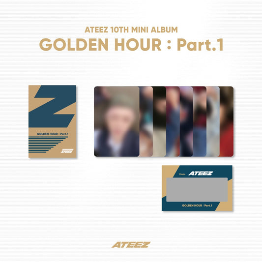 [Pre-Order] ATEEZ - GOLDEN HOUR : PART.1 OFFICIAL MD PHOTO & SCRATCH CARD Z SET