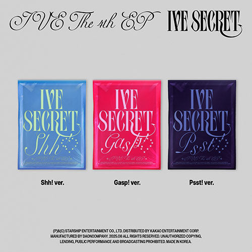 IVE - IVE SECRET 4TH EP ALBUM STANDARD