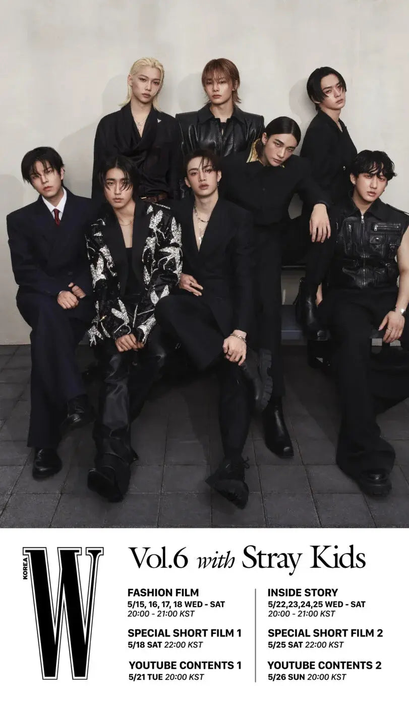 STRAY KIDS - W KOREA MAGAZINE 2024 VOL.6 ISSUE(JUNE)