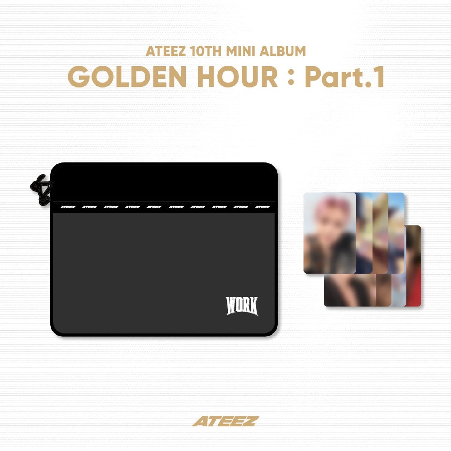 ATEEZ - GOLDEN HOUR : PART.1 OFFICIAL MD TABLET MULTI POUCH