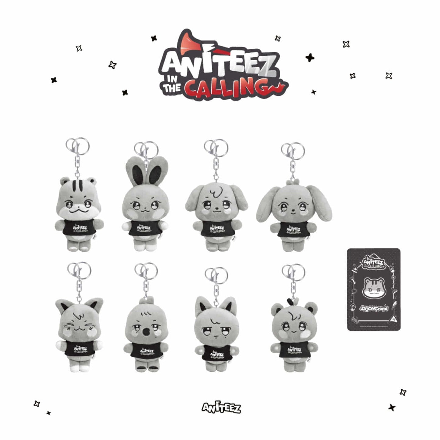 [Pre-Order] ATEEZ - ANITEEZ IN THE CALLING POP UP OFFICIAL MD THE CALLING ANITEEZ PLUSH KEYRING