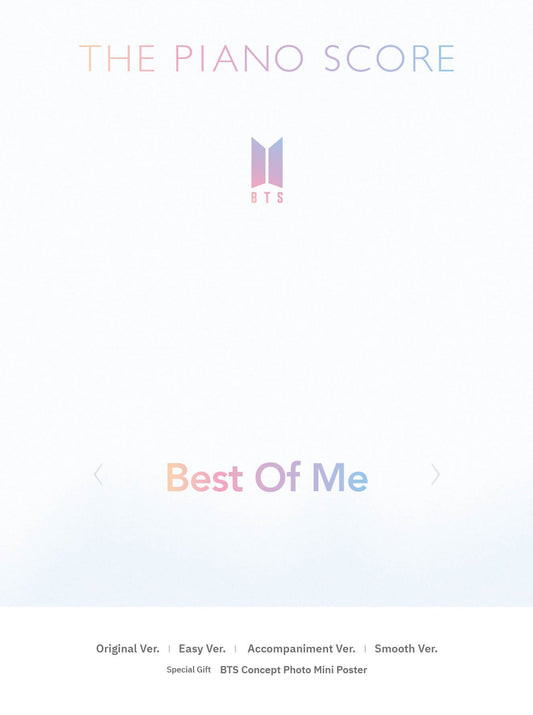 BTS - THE PIANO SCORE : BTS BEST OF ME