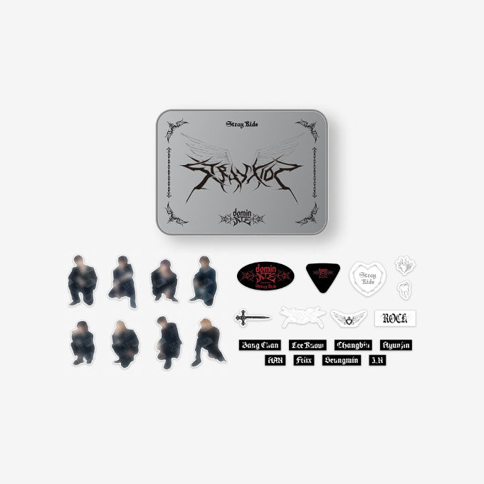 [Pre-Order] STRAY KIDS - dominATE SEOUL WORLD TOUR OFFICIAL MD TIN CASE RESUABLE STICKER PACK