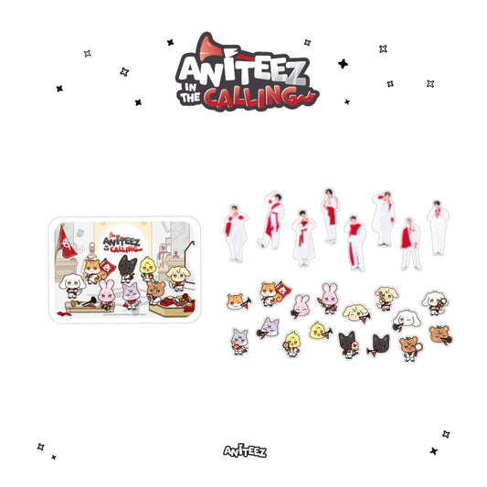 [Pre-Order] ATEEZ - ANITEEZ IN THE CALLING POP UP OFFICIAL MD TIN CASE STICKER SET