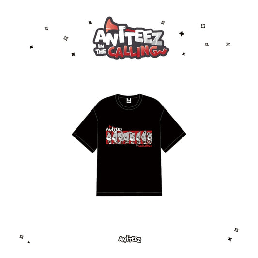 [Pre-Order] ATEEZ - ANITEEZ IN THE CALLING POP UP OFFICIAL MD T-SHIRTS BLACK