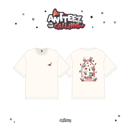 [Pre-Order] ATEEZ - ANITEEZ IN THE CALLING POP UP OFFICIAL MD T-SHIRTS CREAM