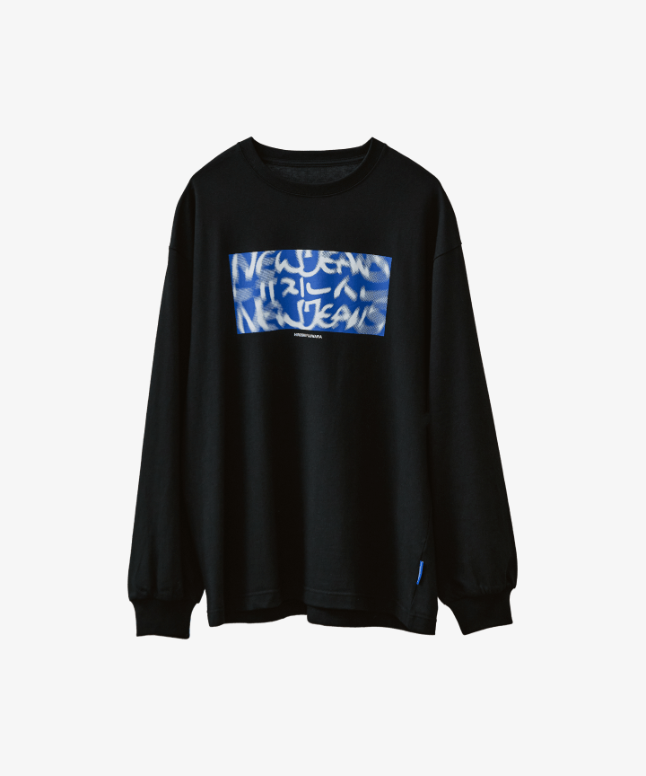 NEWJEANS - NEWJEANS X HIROSHI FUJIWARA OFFICIAL MD COLLER LONG SLEEVE T-SHIRT VER.1