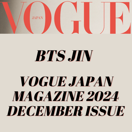 [Pre-Order] BTS JIN - VOGUE JAPAN MAGAZINE 2024 DECEMBER ISSUE