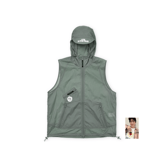 [Pre-Order] BTS J-HOPE - HOPE ON THE STAGE FINAL OFFICIAL MD WIND VEST (GRAY)