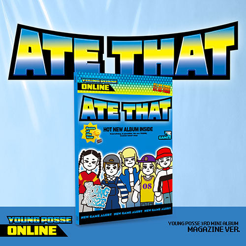 [Pre-Order] YOUNG POSSE - ATE THAT 3RD EP ALBUM MAGAZINE VER