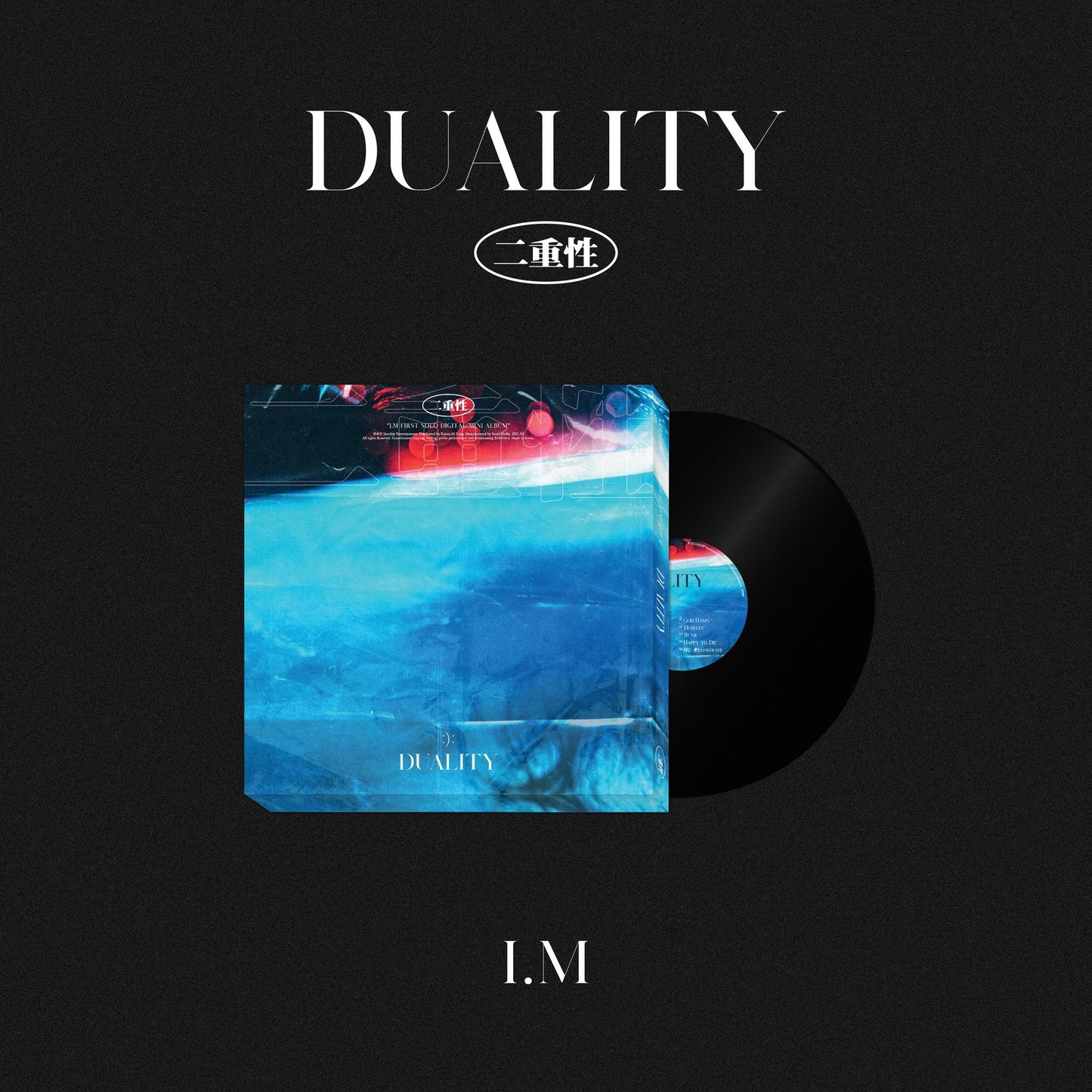 MONSTA X I.M - DUALITY FIRST SOLO DIGITAL MINI ALBUM LP VER.