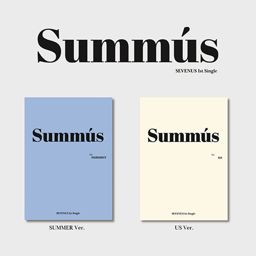 SEVENUS - SUMMUS 1ST SINGLE ALBUM