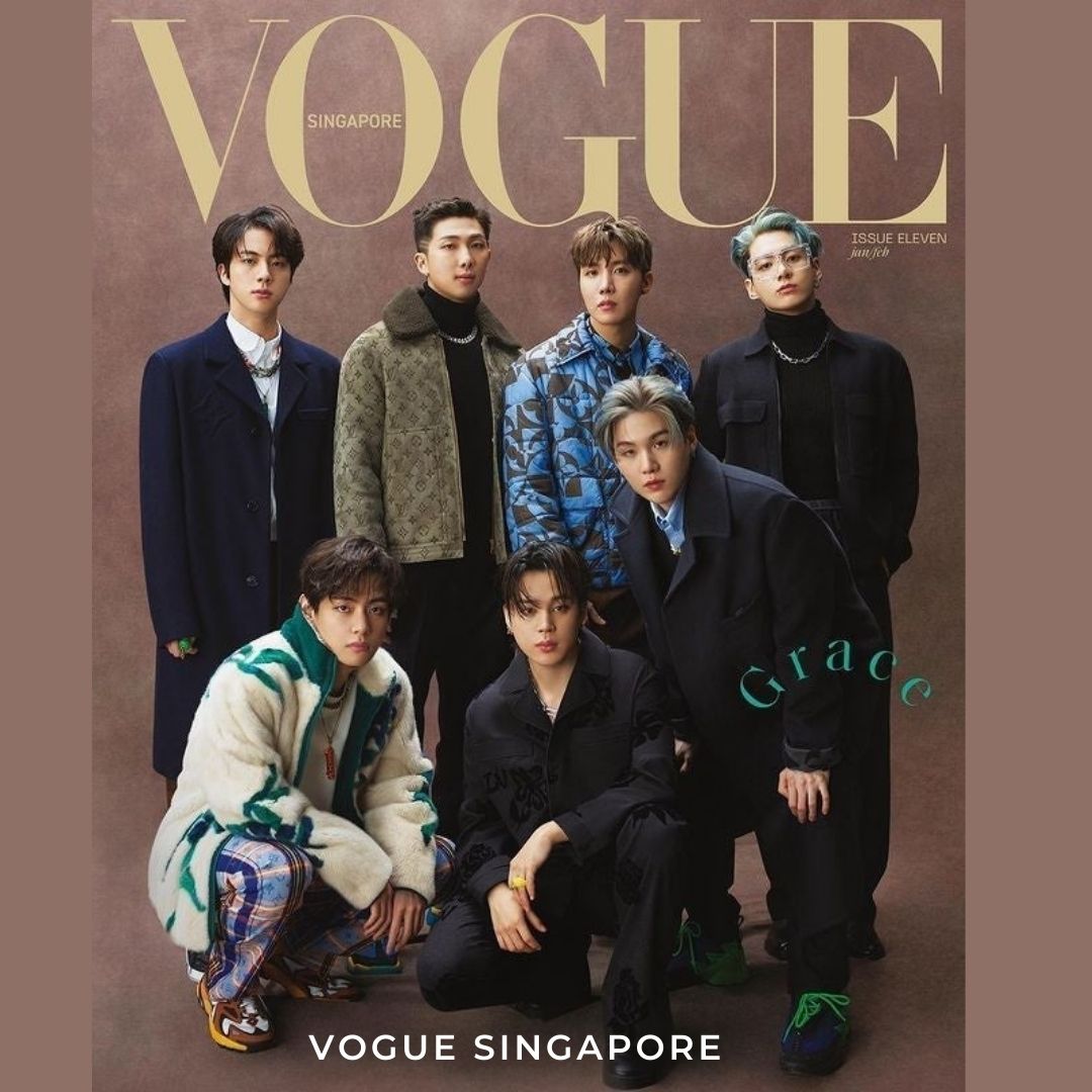 BTS X LV BY VOGUE GQ 2022 JANUARY ISSUE BTS WORLDWIDE