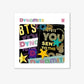 BTS Dynamite Celebration Sticker
