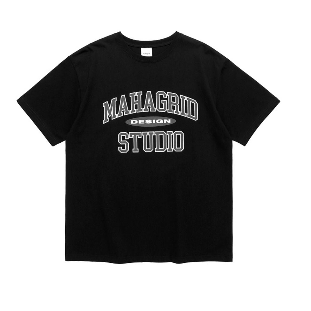 Mahagrid [Stray Kids] SUMMER COLLECTION College Logo Tee