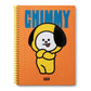 BT21 CHIMMY HEART A5 WIRED NOTE