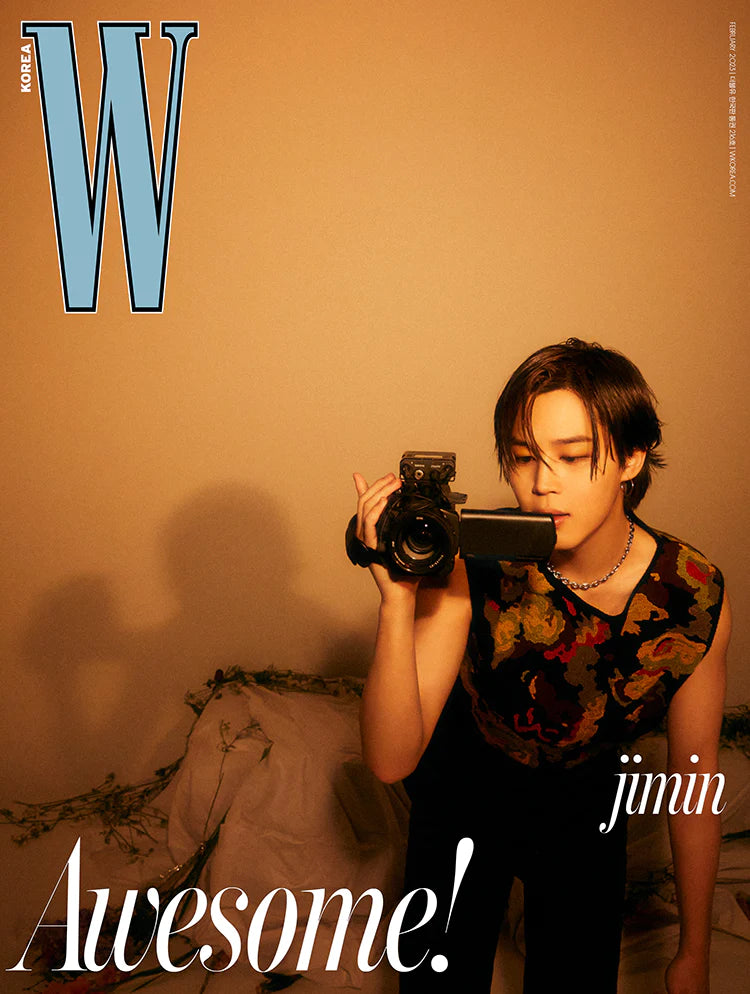 BTS JIMIN COVER W KOREA MAGAZINE 2023 VOL.2 ISSUE