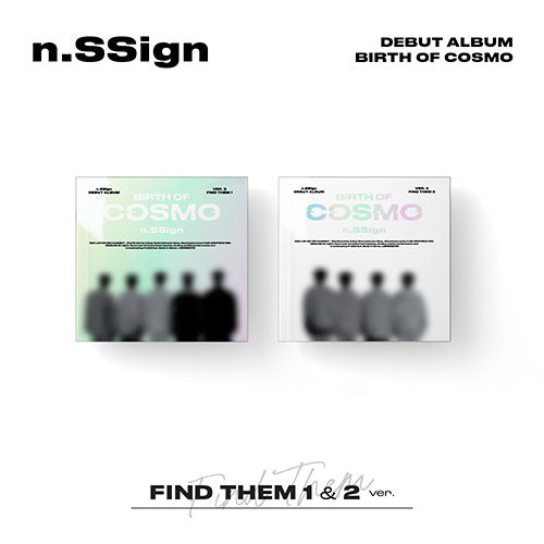 N.SSIGN - BIRTH OF COSMO DEBUT ALBUM FIND THEM 1 FIND THEM 2 VER.