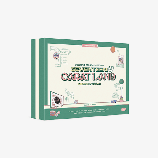 SEVENTEEN - 2022 SEVENTEEN IN CARAT LAND MEMORY BOOK DVD