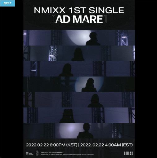 NMIXX - 1st Single Album AD MARE Limited Edition BLIND PACKAGE + Poster