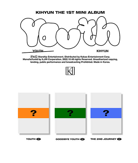 KIHYUN - 1st Mini Album [YOUTH]