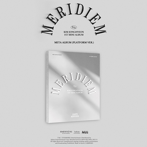 KIM JONGHYEON - 1st Mini Album [MERIDIEM] (META)