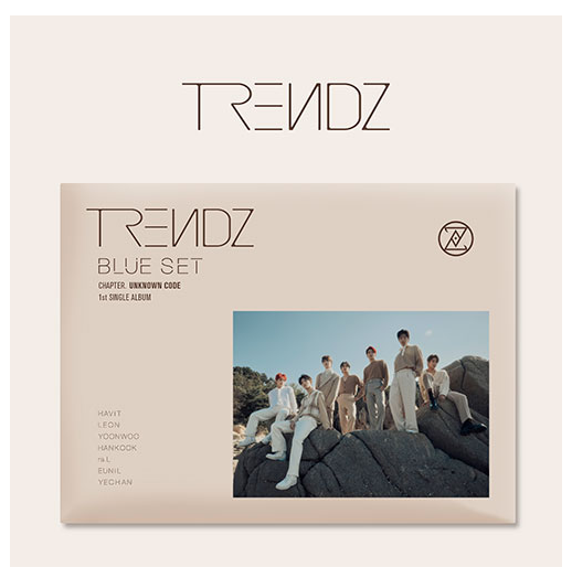 TRENDZ - 1st Single Album [BLUE SET Chapter. UNKNOWN CODE]