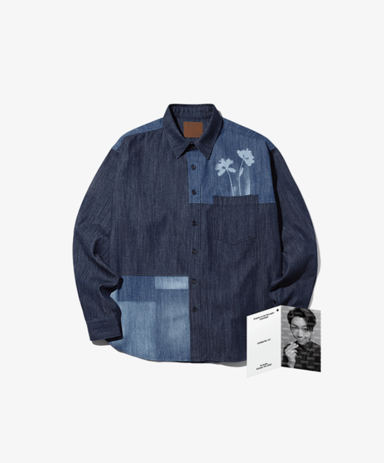 BTS RM Indigo Official Merch Denim Shirt