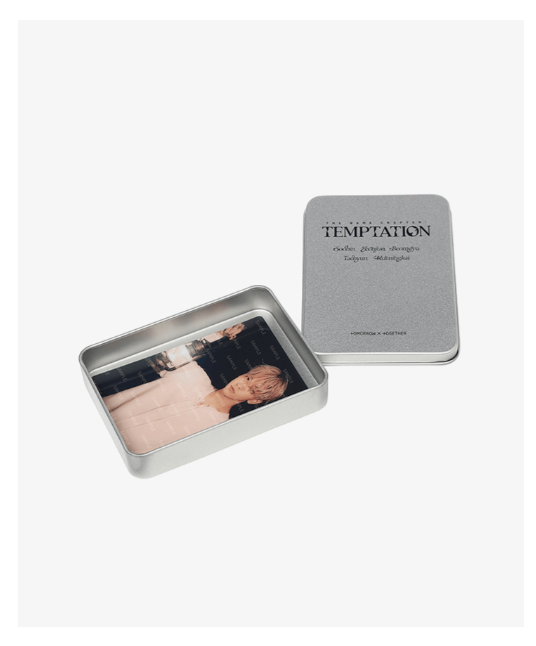 TXT Temptation Official MD Photo Card & Tin Case Set