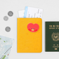 BT21 MININI LEATHER PATCH PASSPORT COVER