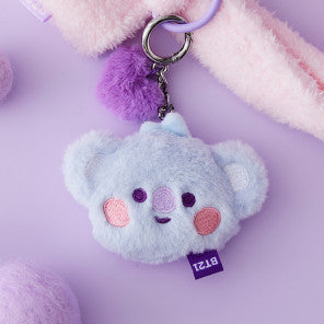 BT21 BABY FLAT FUR PURPLE HEART EDITION [BAG CHARM]