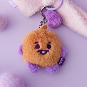 BT21 BABY FLAT FUR PURPLE HEART EDITION [BAG CHARM]