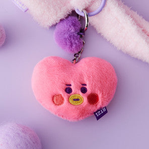 BT21 BABY FLAT FUR PURPLE HEART EDITION [BAG CHARM]