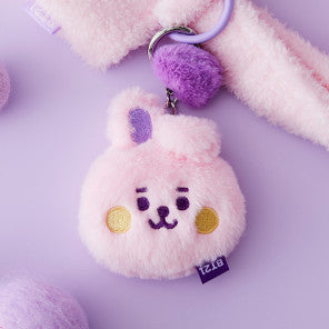 BT21 BABY FLAT FUR PURPLE HEART EDITION [BAG CHARM]