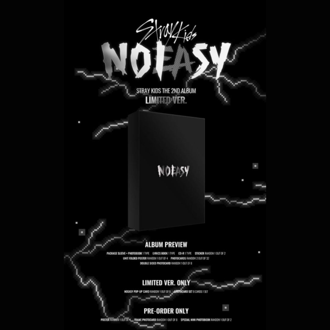 STRAY KIDS - 2ND ALBUM NOEASY LIMITED VER + Limited Version Gift