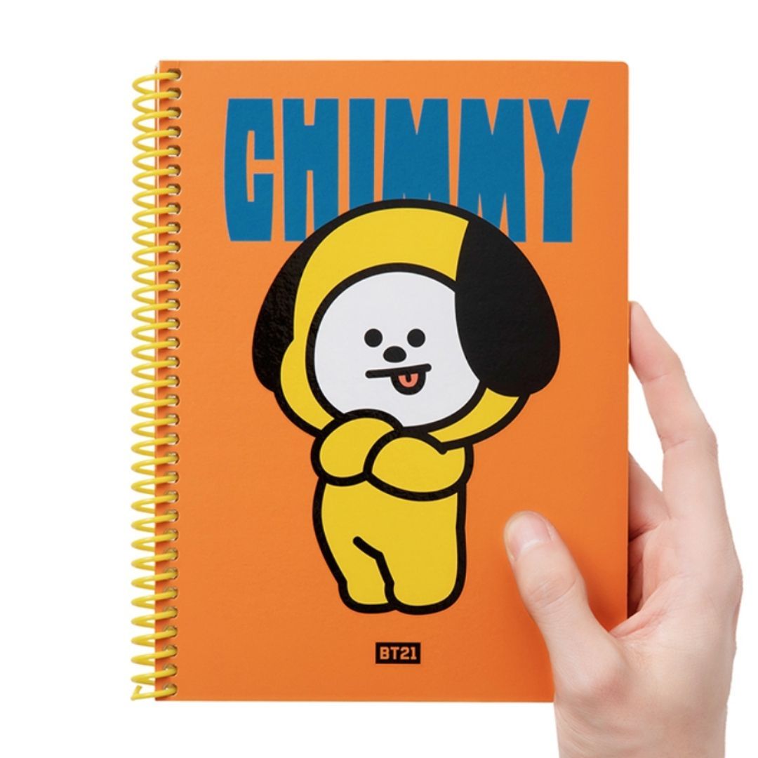 BT21 CHIMMY HEART A5 WIRED NOTE