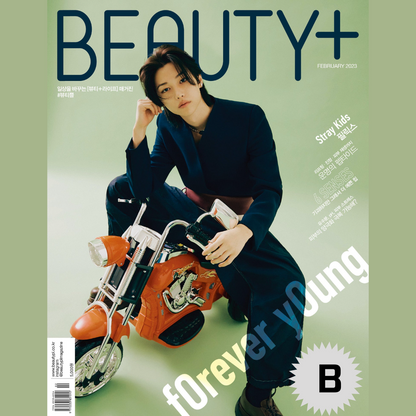 STRAY KIDS FELIX BEAUTY+ MAGAZINE 2023 FEBRUARY ISSUE