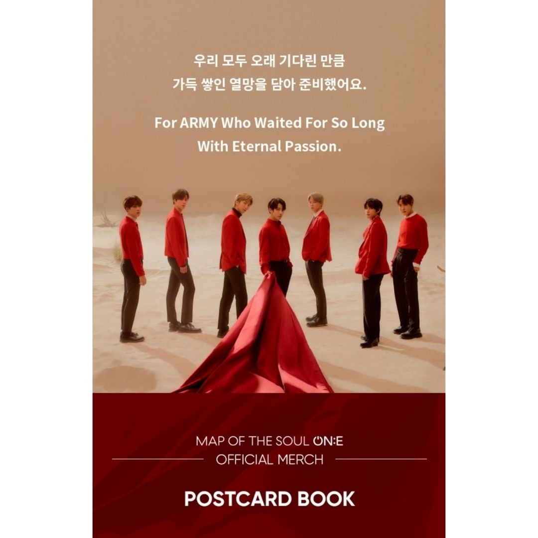BTS MAP OF THE SOUL POSTCARD BOOK