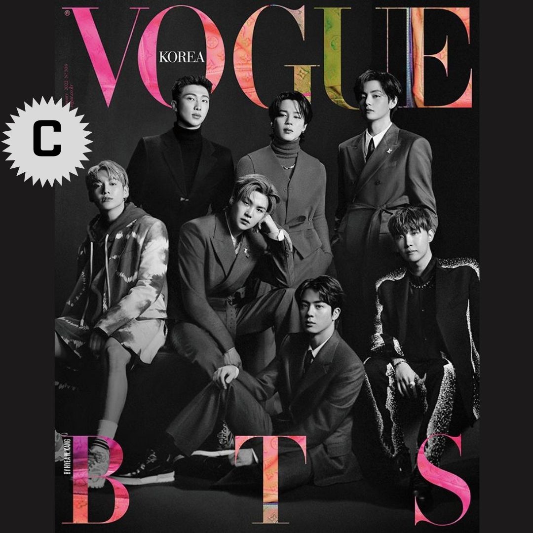 BTS X LV BY VOGUE GQ 2022 JANUARY ISSUE BTS SPECIAL EDITION