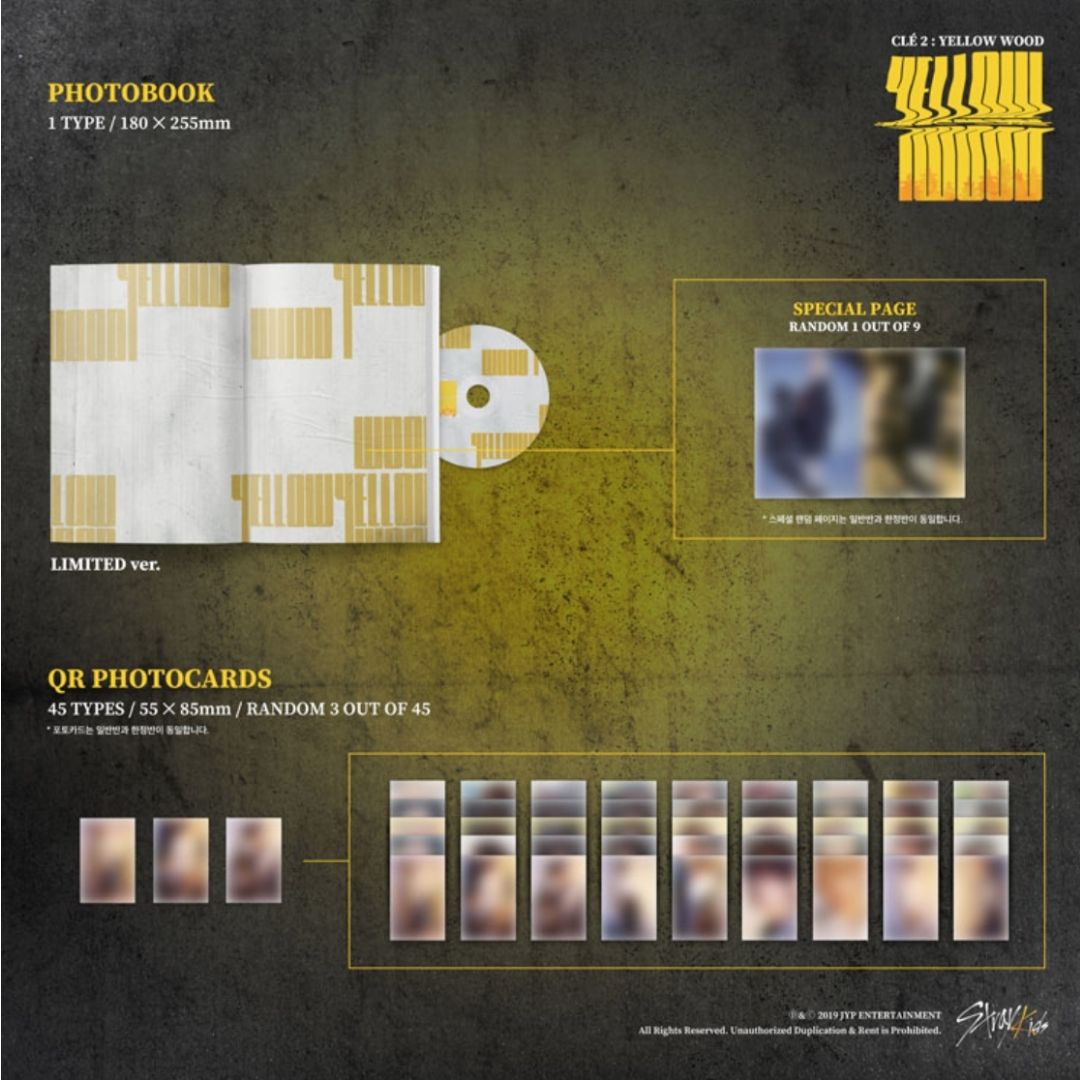 STRAY KIDS - Clé 2 : Yellow Wood [Limited Version]