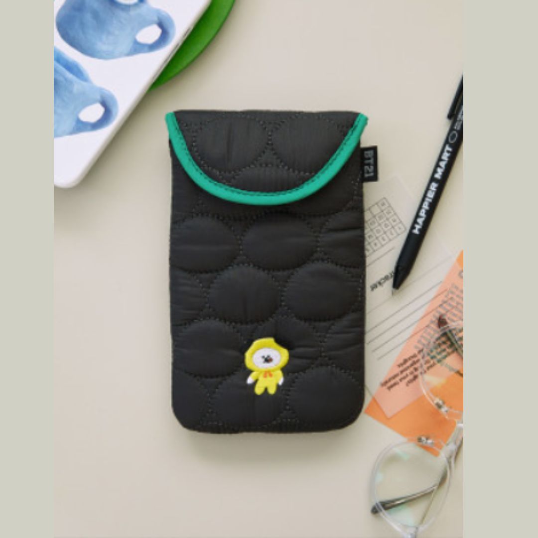 BT21 Winter Quilted Multi Pouch