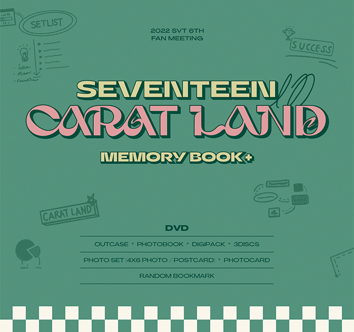 SEVENTEEN - 2022 SEVENTEEN IN CARAT LAND MEMORY BOOK DVD