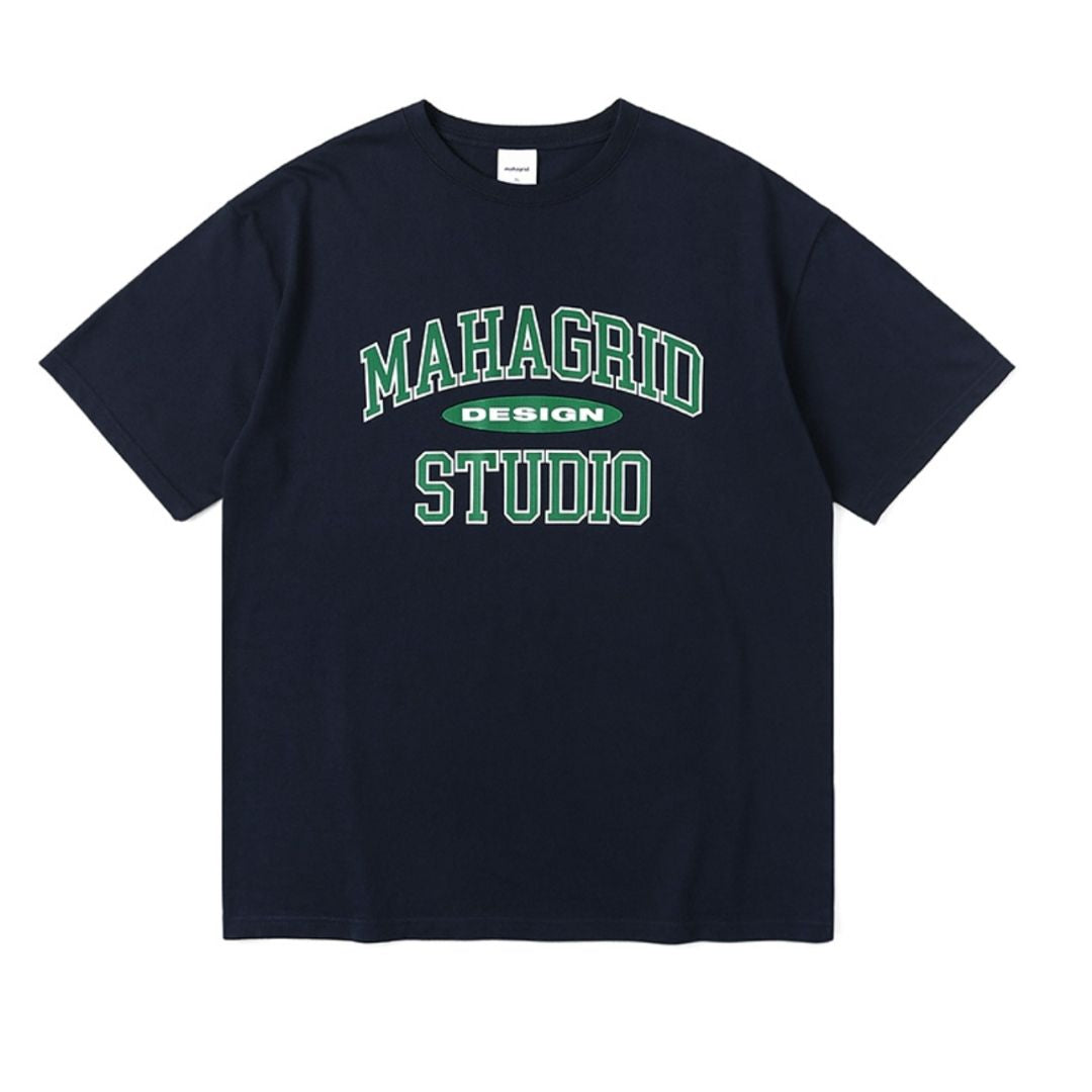 Mahagrid [Stray Kids] SUMMER COLLECTION College Logo Tee